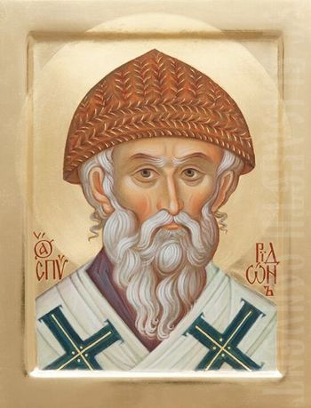 Orthodox icon of Saint Spyridon of Trimythous, the Wonderworker